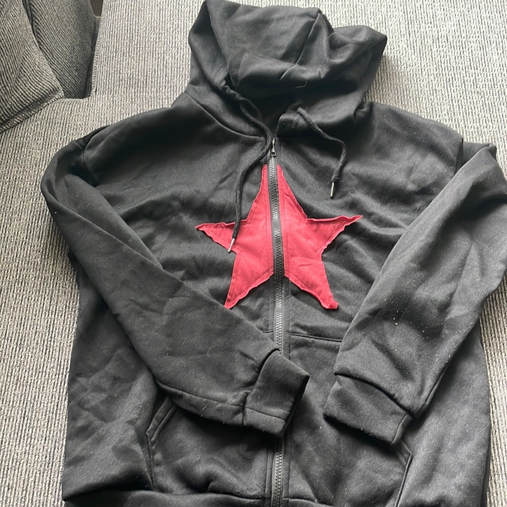 Black hoodie